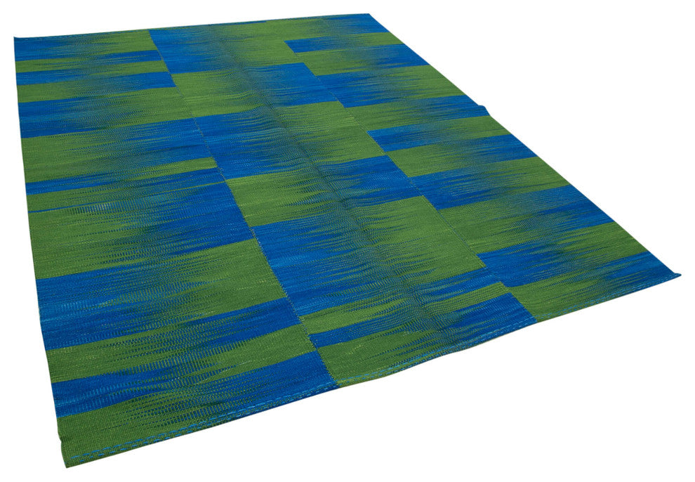 Rug N Carpet - Hand-knotted Oriental 6' 11'' x 8' 4'' Unique Wool Kilim Rug