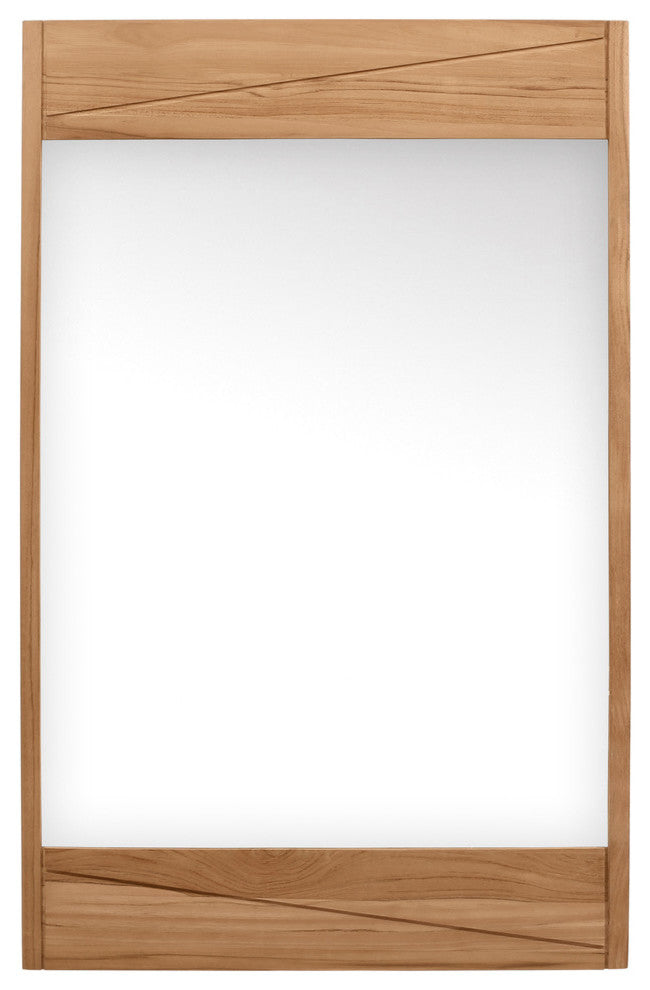 Avanity Teak 24" Mirror, Natural Teak Finish