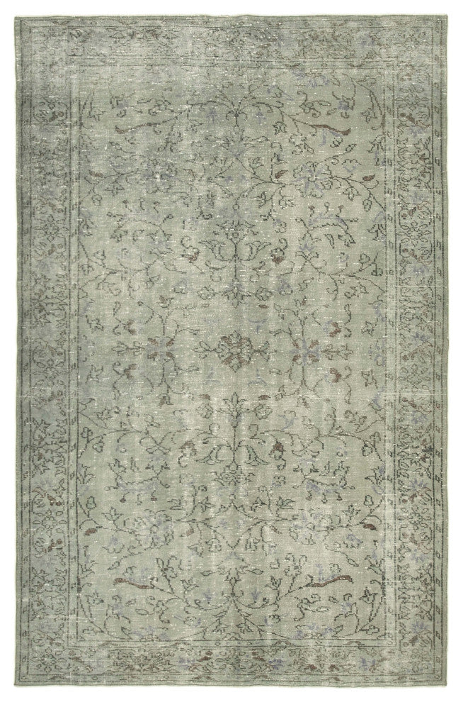 Rug N Carpet - Handmade Anatolian 6' 0" x 9' 1" Distressed Overdyed Area Rug