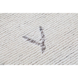Meher Diamond Area Rug, Charcoal, 2'6"x8'