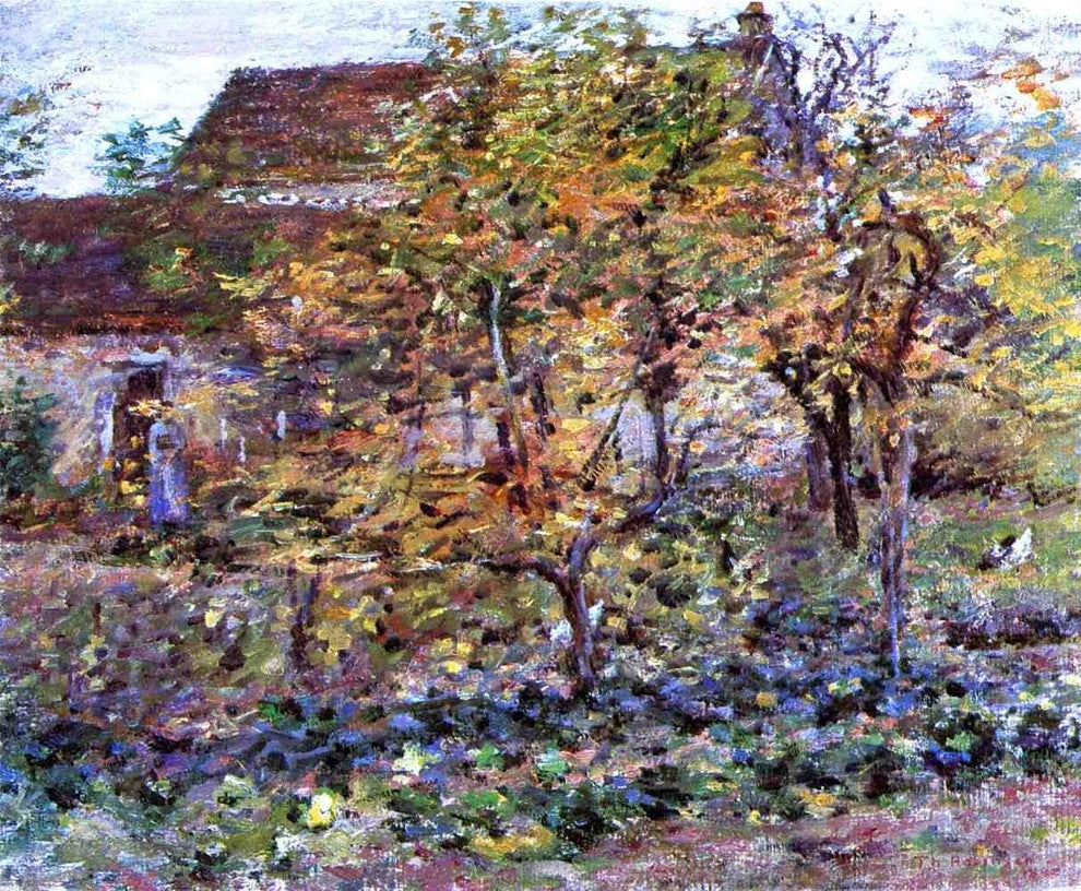 Theodore Robinson Yellow Apples Wall Decal