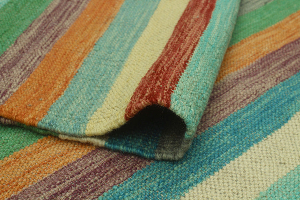 Winchester Kilim Cyrill Gray/Pink Rug, 4'10x6'4