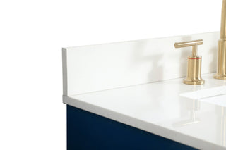 Home Living 19" Modern Blue-Light Bathroom Vanity