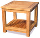 Teak Small Coffee Table Or End Table, With Shelf