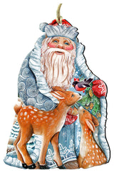 Winter Treasure Santa Scenic, Decorative Ornament