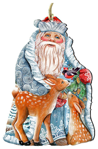 Winter Treasure Santa Scenic, Decorative Ornament