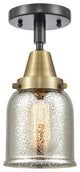 Innovations Lighting 447-1C-BAB-G58-LED Small Bell 1 Light 5" Flush Mount