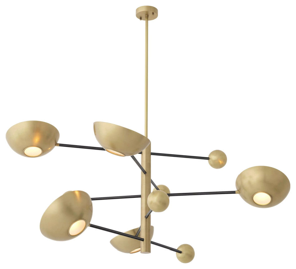 Antique Brass Bowls Chandelier | Eichholtz Salinas