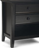 Amherst Solid Wood 24 Inch Wide Bedside Nightstand Table In Hickory Brown