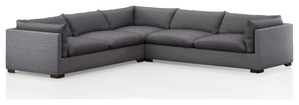 Westwood 3pc Sectional-122"-Charcoal
