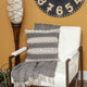 Parkland Collection Celice Bohemian Beige Pillow Cover With Poly Insert, 18"