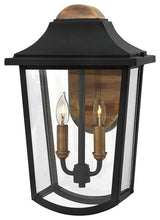 Hinkley Burton Medium Wall Mount Lantern, Black