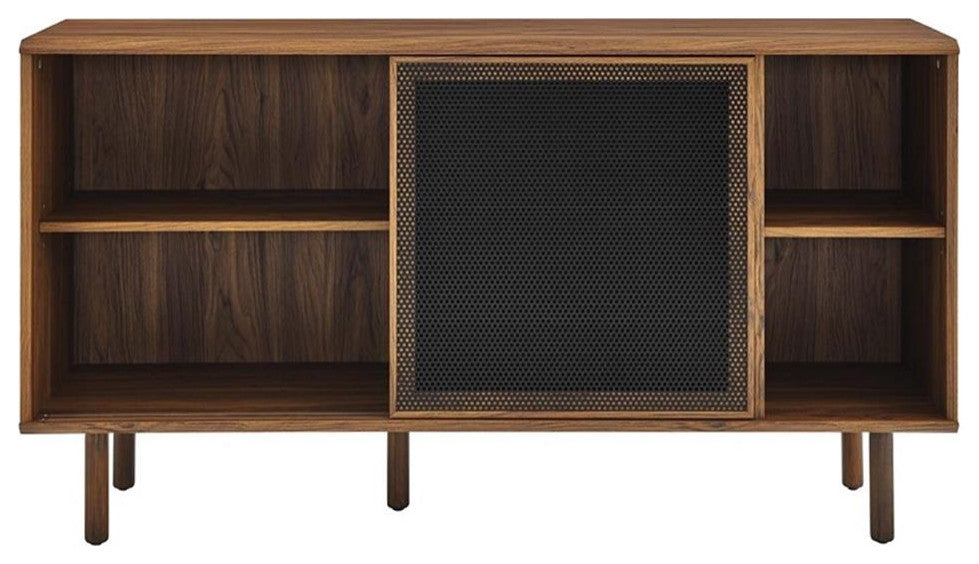 Modway Kurtis 59" Modern Style MDF and Particleboard Sideboard in Walnut