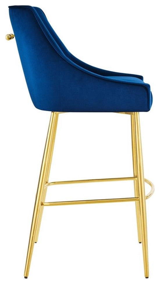 Discern Bar Stools - Set of 2 Navy -6037