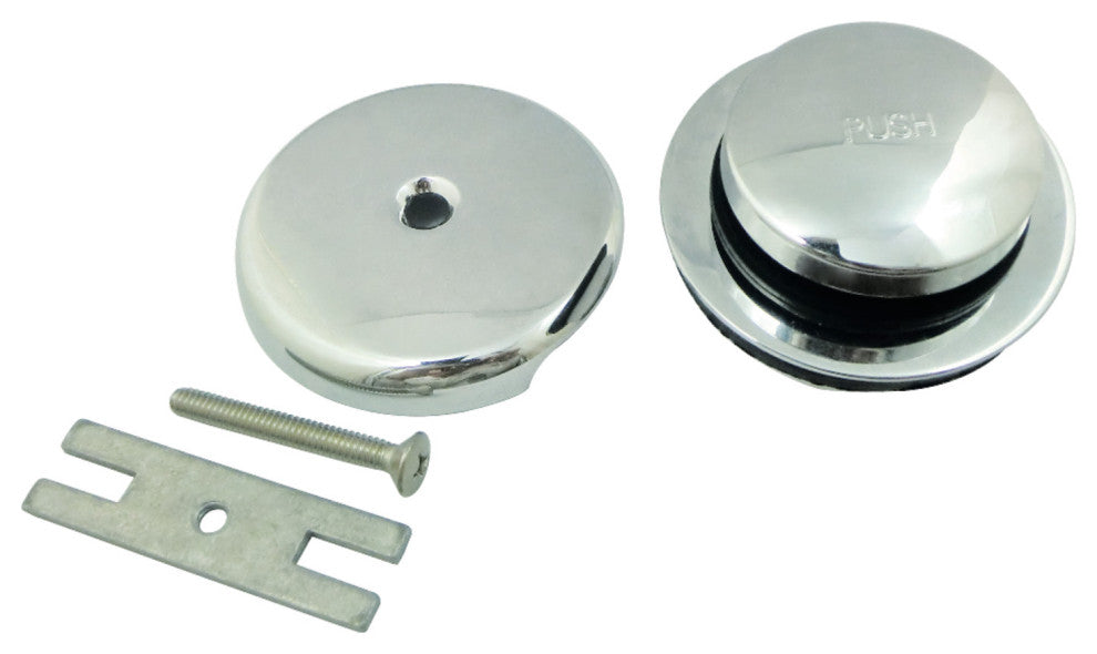 Showerscape Easy Touch Toe-Tap Drain Conversion Kit, Polished Chrome