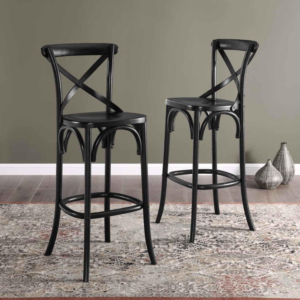 Gear Bar Stool, Black