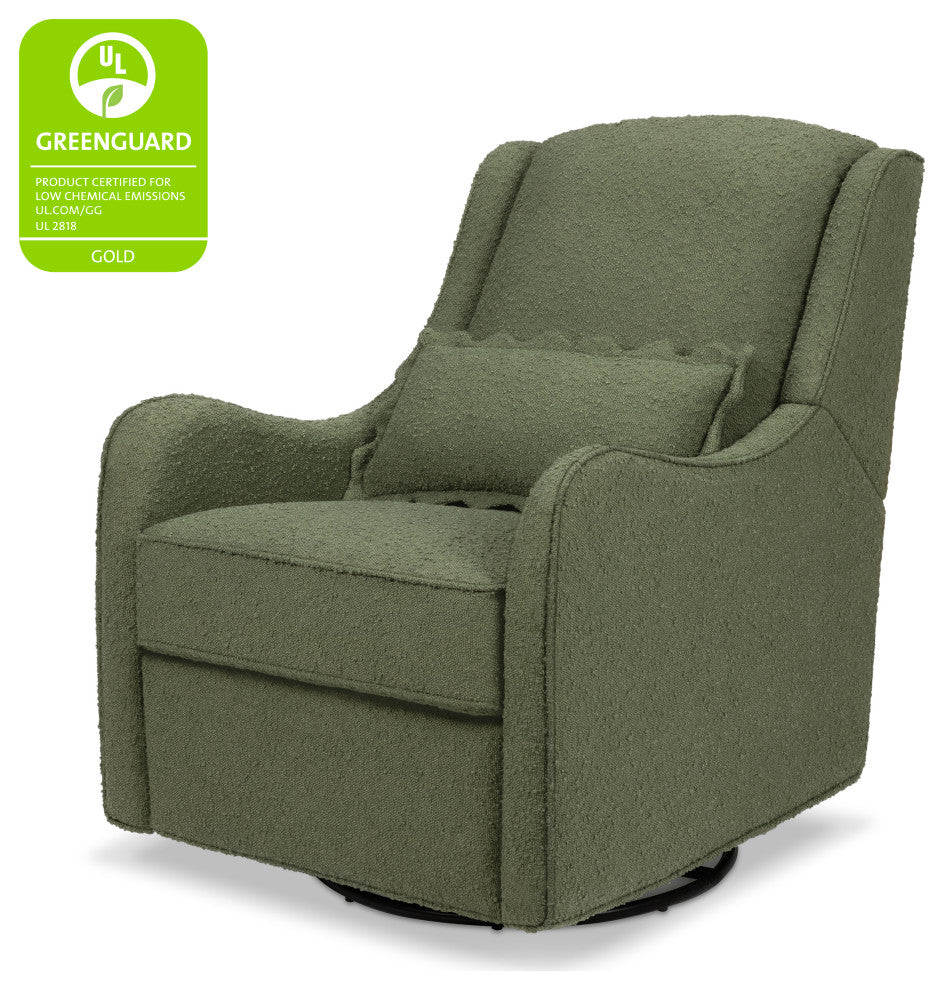 Devon Recliner and Swivel Glider, Olive Boucle
