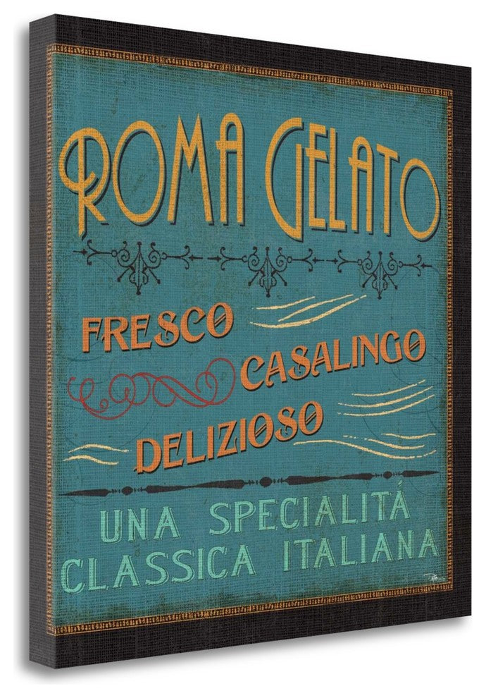 "Lunchtime In Color IV" By Pela Studio, Giclee Print on Gallery Wrap Canvas