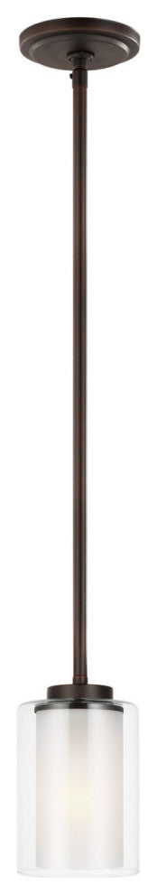 Elmwood Park 1-Light Mini-Pendant, Bronze