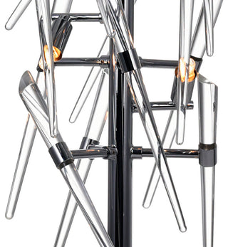 Icicle 3 Light Table Lamp With Chrome Finish