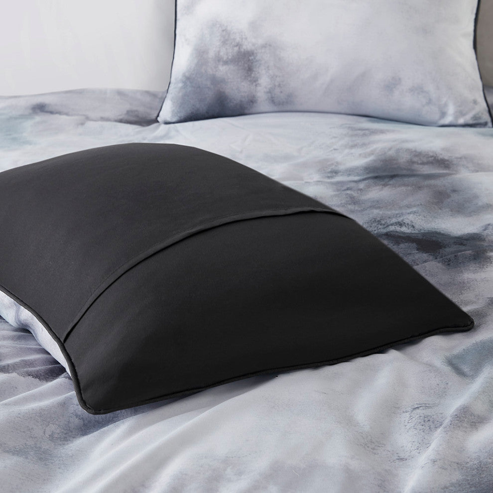 Intelligent Design Watercolor Tie Dye Printed Duvet Cover Set