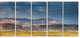 Lake Powell Panorama, Landscape Canvas Art Print, 60"x28", 5 Panels