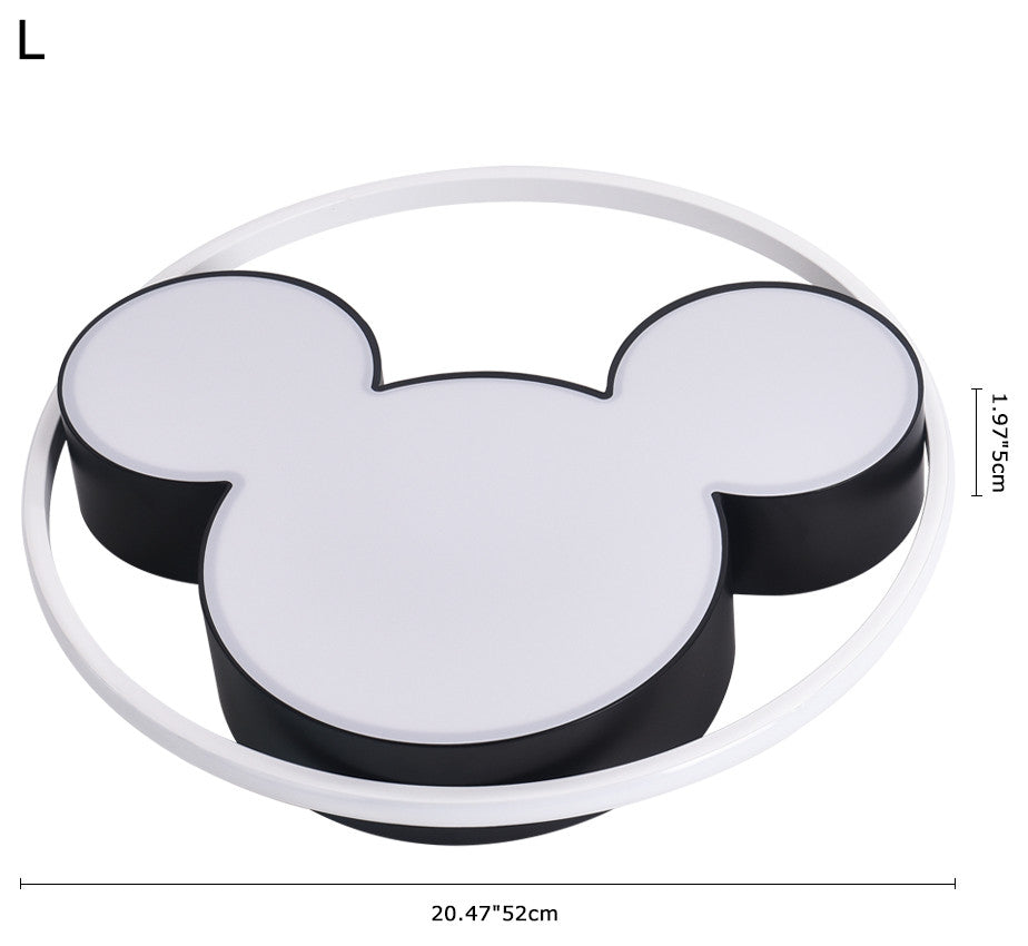 Cartoon Dimmable Led Flush Mount, 20"