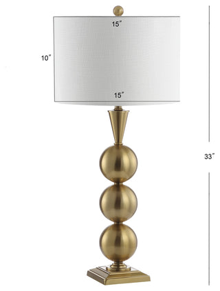 Mackenzie 33" Metal Table Lamp, Brass