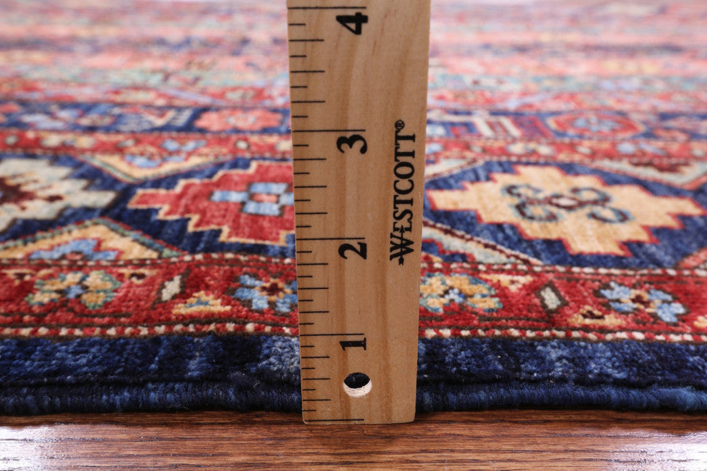 4' 2" X 5' 10" Hand Knotted Persian Gabbeh Shall Rug Q5155