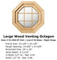 Large Cabin Breeze, 24x24 Venting Window, Low-E Ig, Right Hand