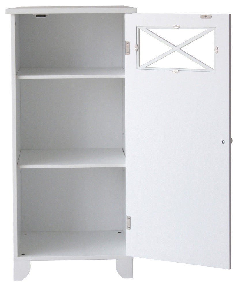 Wooden Bathroom Adjust Floor Storage Cabinet
