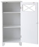 Wooden Bathroom Adjust Floor Storage Cabinet