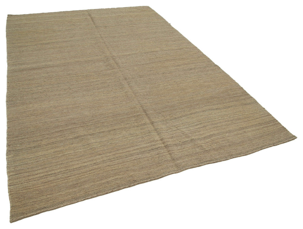 Rug N Carpet - Hand-knotted Oriental 6' 5'' x 9' 8'' Flatweave Wool Kilim Rug