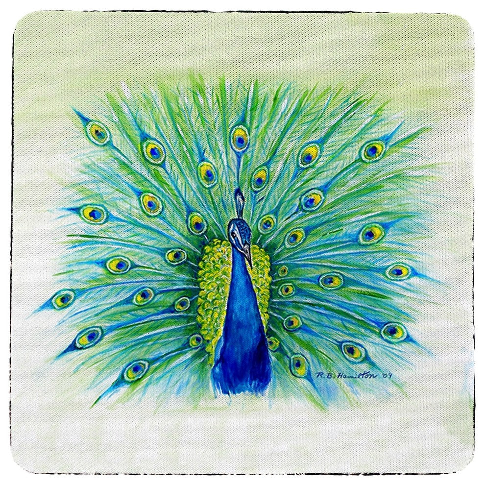 Peacock Coaster - 3 Sets of 4 (12 Total)