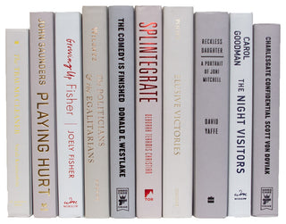Decorative Books - Marble Book Bundle - 1 foot of Grey Books