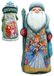 Nutcracker Clara Santa Wood Carved