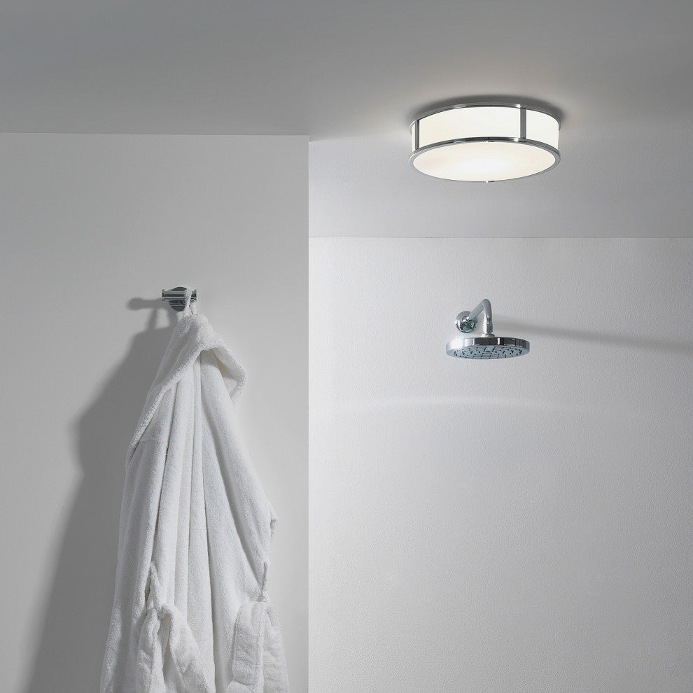 Astro Mashiko Round 230, Dimmable Bathroom Ceiling Light (Polished Chrome)