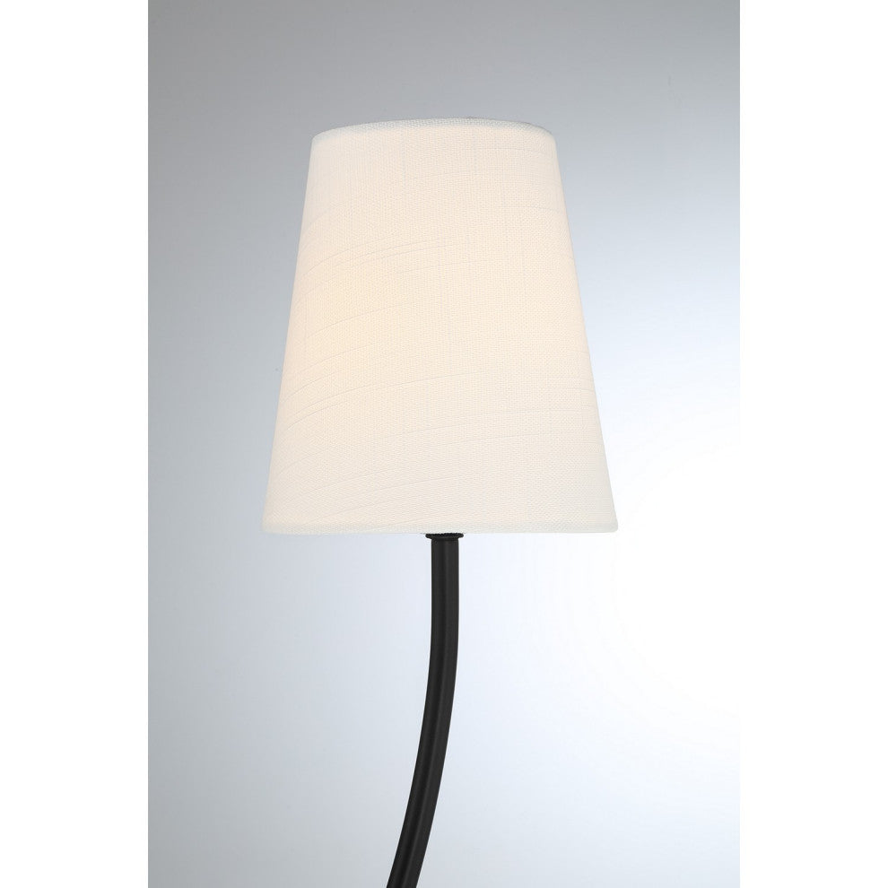 Barclay 2-Light Wall Sconce, Matte Black