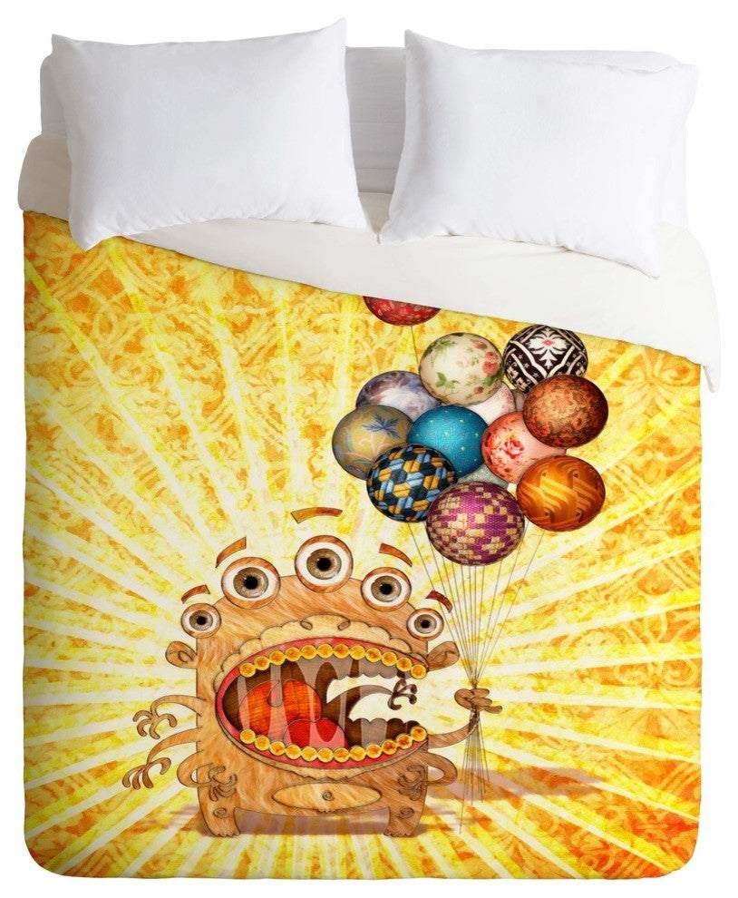 Deny Designs Jose Luis Guerrero Monster Duvet Cover - Lightweight