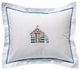 Boudoir Pillow Cover, Beach Cabana