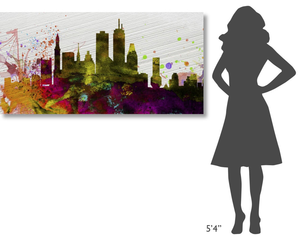 "Boston City Skyline" Fine Art Print