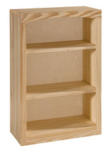 Unfinished Pine Bookcase, 24" X 36"