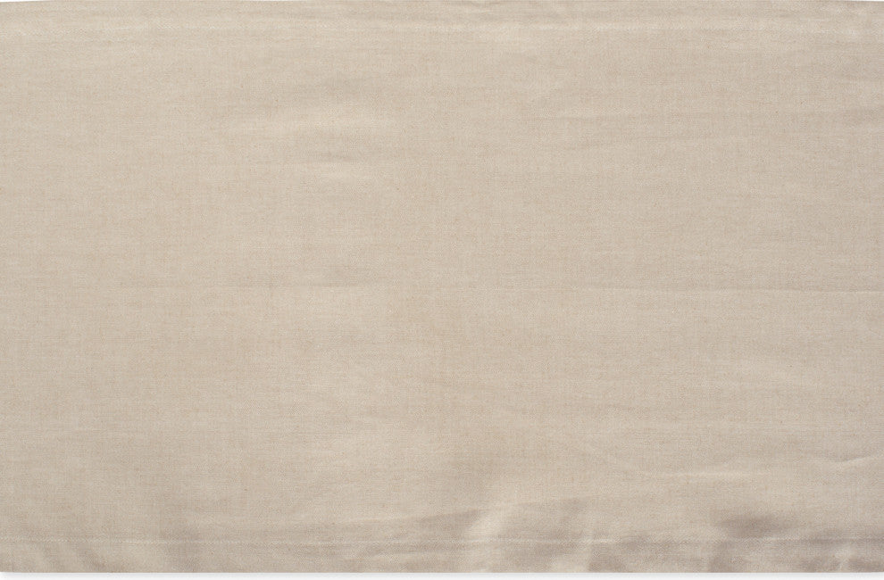 DII Natural Solid Chambray Table Runner 14"x72"