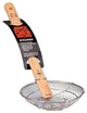 Joyce Chen 30-0037 Strainer With Bamboo Handle, Stainless Steel, 7"