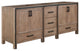 80 inch Rustic Barnwood Vanity Cabinet Only