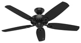 Hunter Builder Elite 52" Indoor Ceiling Fan in Matte Black