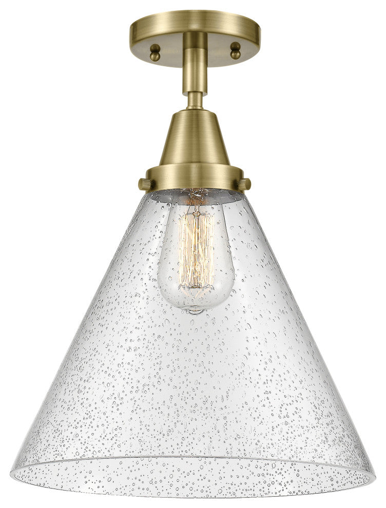 Innovations Lighting 447-1C-AB-G44-L-LED X-1 Light 12" Flush Mount