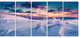 "Winter in Carpathian Mountains" Landscape Canvas Photo Print, 5 Panels, 60"x28"