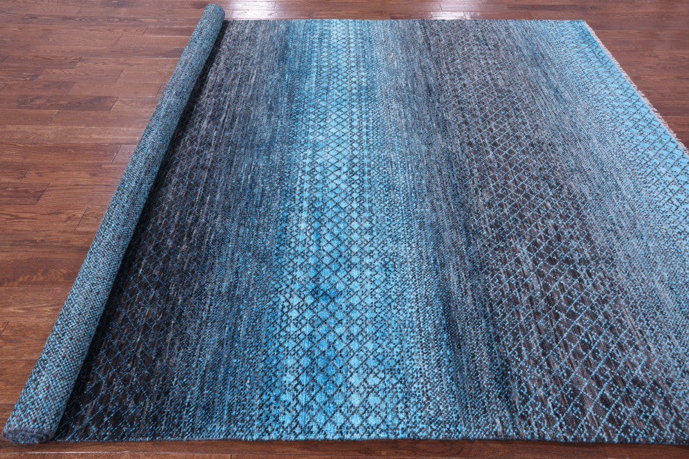 Savannah Grass Handmade Wool & Silk Rug 8' 2" X 10' 0" - Q15448