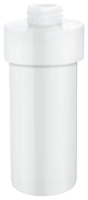 Xtra Porcelain Container Soap Dispenser Container, White Porcelain